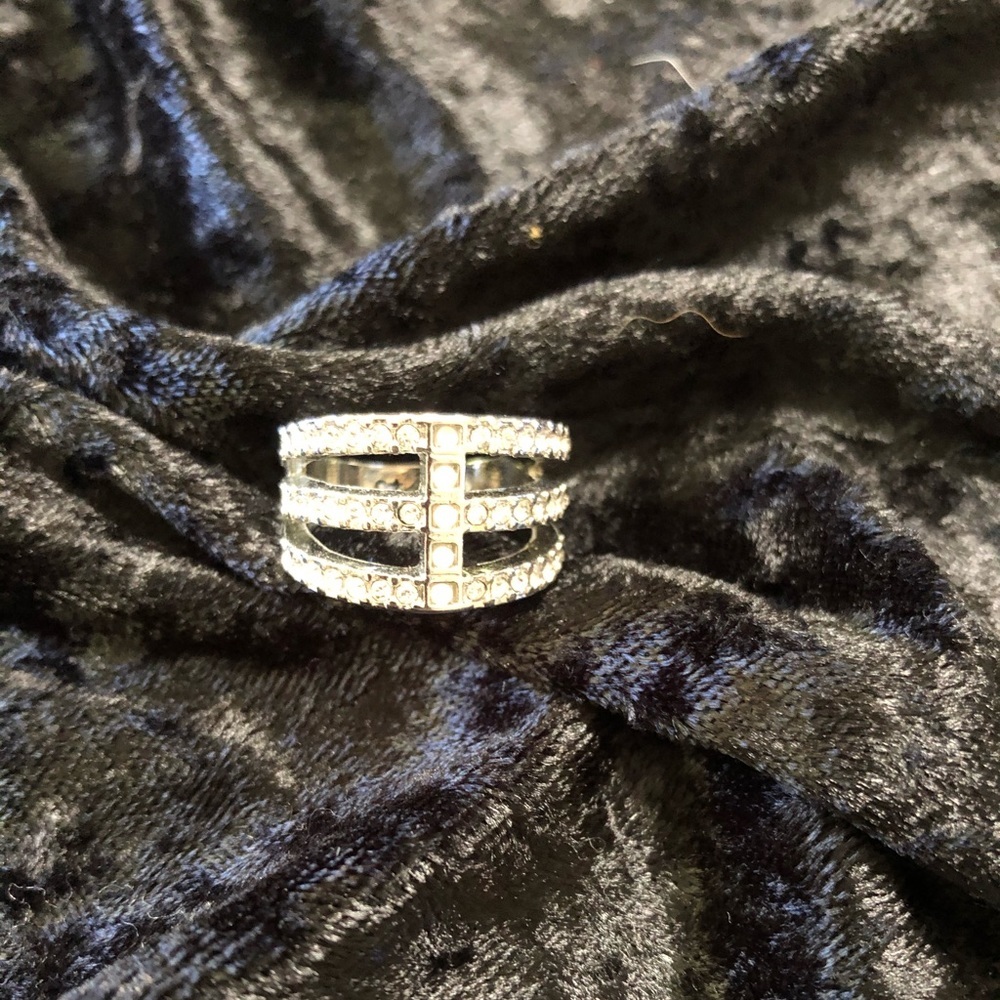 Chloe + Isabel Modern Mosaic Triple Band Ring
